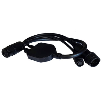 Raymarine Adapter Cable 25-Pin to 25-Pin &amp; 7-Pin - Y-Cable to RealVision &amp; Embedded 600W Airmar TD to Axiom RV | A80491