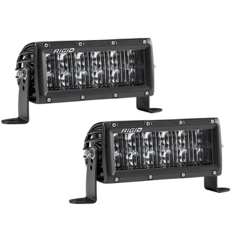 RIGID Industries SAE Compliant E-Series 6" Light Bar - Pair - Black | 106613