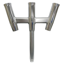 Tigress GS Trident Rod Holder - Straight Butt - Polished Alumunim | 88160-1