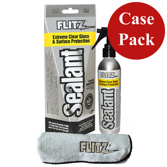 Flitz Ceramic Sealant Spray Bottle w/Microfiber Polishing Cloth - 236ml/8oz *Case of 6* | CS 02908CASE