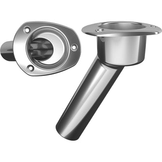 Mate Series Stainless Steel 30&deg; Rod &amp; Cup Holder - Open - Oval Top | C2030ND