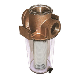 GROCO ARG-500 Series 1/2" Raw Water Strainer w/Non-Metallic Plastic Basket | ARG-500-P