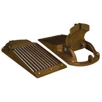 GROCO Bronze Slotted Hull Scoop Strainer w/Access Door f/Up to 1-1/4" Thru Hull | ASC-1250