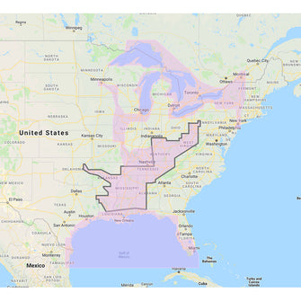 Furuno Gulf of Mexico, Great Lakes &amp; Rivers - Vector Chart &amp; Standard Resolution Satellite Photos f/Part of the Great Lakes - Unlock Code | MM3-VNA-023