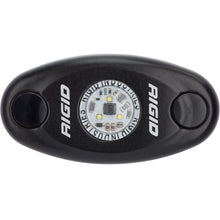 RIGID Industries A-Series Black Low Power LED Light - Single - Amber | 480343