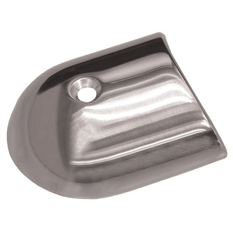 TACO Polished Stainless Steel 2-19/64&rsquo;&rsquo; Rub Rail End Cap | F16-0091