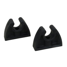 Perko Pole Storage Clips - Black - Pair | 0477DP0BLK