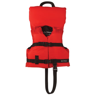 Onyx Nylon General Purpose Life Jacket - Infant/Child Under 50lbs - Red | 103000-100-000-12