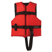 Onyx Nylon General Purpose Life Jacket - Child 30-50lbs - Red | 103000-100-001-12