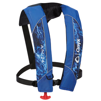 Onyx A/M-24 Automatic/Manual Inflatable Life Jacket (PFD) - Mossy Oak Elements | 132000-855-004-19