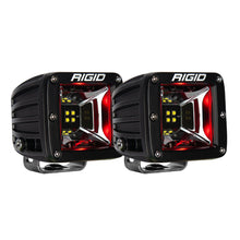 RIGID Industries Radiance Scene Lights - Surface Mount Pair - Black w/Red LED Backlight | 68202