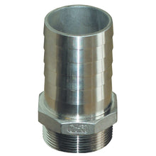 GROCO 3/4" NPT x 3/4" ID Stainless Steel Pipe to Hose Straight Fitting | PTH-750-S