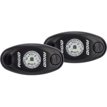 RIGID Industries A-Series Low Power Black Housing/White Light - Pair | 482033