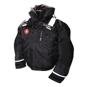 First Watch AB-1100 Flotation Bomber Jacket - Black - Large | AB-1100-PRO-BK-L