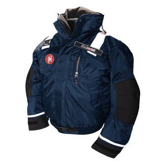 First Watch AB-1100 Flotation Bomber Jacket - Navy Blue - Large | AB-1100-PRO-NV-L