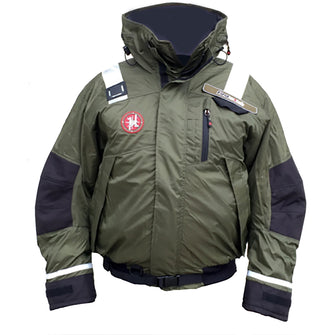 First Watch AB-1100 Flotation Bomber Jacket - Green - Small | AB-1100-PRO-GN-S