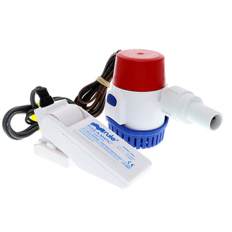 Rule 500 GPH Standard Bilge Pump Kit w/Float Switch - 12V | 25DA-35A