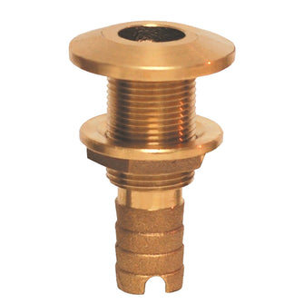 GROCO Bronze Hose Barb Thru-Hull Fitting - 1/2" | HTH-500