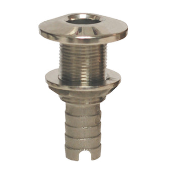 GROCO Stainless Steel Hose Barb Thru-Hull Fitting - 1/2" | HTH-500-S