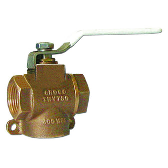 GROCO 3/4" NPT Bronze 3-Way Valve | TWV-750