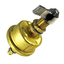 Cole Hersee Single Pole Brass Battery Switch w/Faceplate 175 Amp Continuous 800 Amp Intermittent | M-284-09-BP