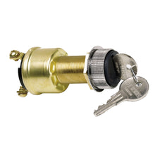 Cole Hersee 3 Position Brass Ignition Switch w/Rubber Boot | M-550-14-BP