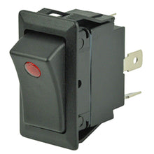 Cole Hersee Sealed Rocker Switch w/Small Round Pilot Lights SPST On-Off 3 Blade | 58327-01-BP
