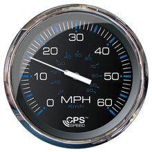 Faria Chesapeake Black 5" Studded Speedometer - 60 MPH (GPS) | 33761