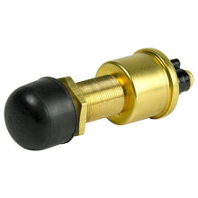 Cole Hersee Heavy Duty Push Button Switch w/Rubber Cap SPST Off-On 2 Screw - 35A | M-626-BP