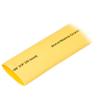 Ancor Heat Shrink Tubing 3/4" x 48" - Yellow - 1 Piece | 306948