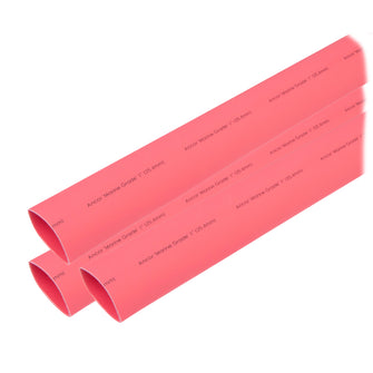 Ancor Heat Shrink Tubing 1" x 3" - Red - 3 Pieces | 307603