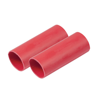 Ancor Battery Cable Adhesive Lined Heavy Wall Battery Cable Tubing (BCT) - 1" x 3" - Red - 2 Pieces | 327603