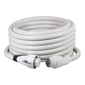 Marinco EEL 50A White Cordset - 125/250V - 50&#39; | CS504-50W