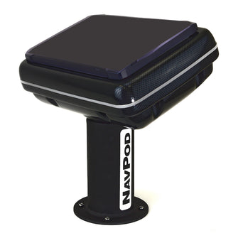 NavPod PedestalPod 70&deg; Pre-Cut f/Raymarine eS127, eS128 &amp; AXIOM PRO 12 - Carbon Series | PED70-5205-C