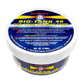 Sudbury Bio-Tank 40 Holding Tank Treatment - 4oz | 926