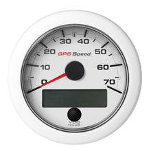 Veratron 3-3/8" (85mm) OceanLink&reg; GPS Speedometer (0-70 KN/MPH/KMH) - White Dial &amp; Bezel | A2C1352090001