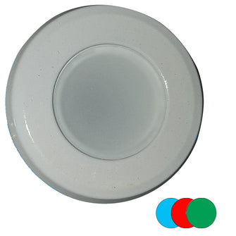 Shadow-Caster Color-Changing White, Blue &amp; Red Dimmable - White Powder Coat Down Light | SCM-DL-WBR