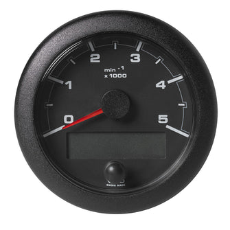 Veratron 3-3/8" (85MM) OceanLink&reg; NMEA 2000&reg; Tachometer - 5000 RPM - Black Dial &amp; Bezel | A2C1065720001