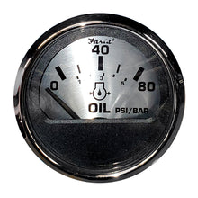 Faria Spun Silver 2" Oil Pressure Gauge | 16002