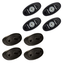 RIGID Industries A-Series Rock Light Kit - 4 Cool White Lights - Black | 400203