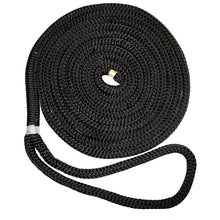 New England Ropes 3/8" Double Braid Dock Line - Black - 20&#39; | C5054-12-00020