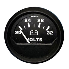 Faria Euro Black 2" Voltmeter (20-32 V) | 12860