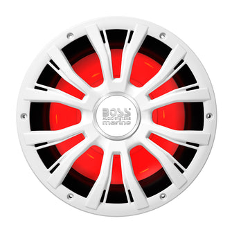 Boss Audio 10" MRG10W Subwoofer w/RGB Lighting - White - 800W | MRGB10W