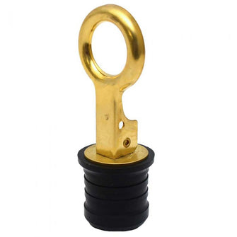 Sea-Dog Brass Snap Handle Drain Plug - 1-1/4" | 520072-1