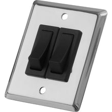 Sea-Dog Double Gang Wall Switch - Stainless Steel | 403020-1