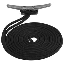 Sea-Dog Double Braided Nylon Dock Line - 3/8" x 15&#39; - Black | 302110015BK-1