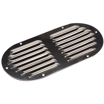 Sea-Dog Stainless Steel Louvered Vent - Oval - 9-1/8" x 4-5/8" | 331405-1