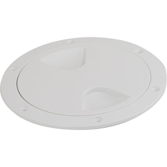 Sea-Dog Screw-Out Deck Plate - White - 5" | 335750-1