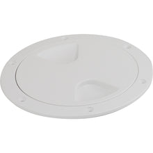 Sea-Dog Screw-Out Deck Plate - White - 6" | 335760-1