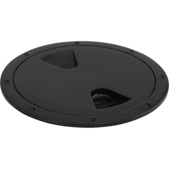 Sea-Dog Screw-Out Deck Plate - Black - 6" | 335765-1